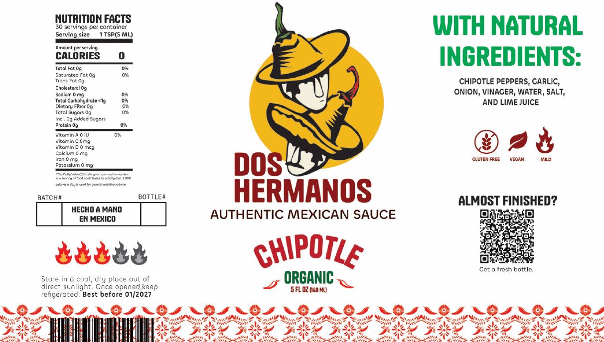 Chipotle: Smoky, Earthy, savory.