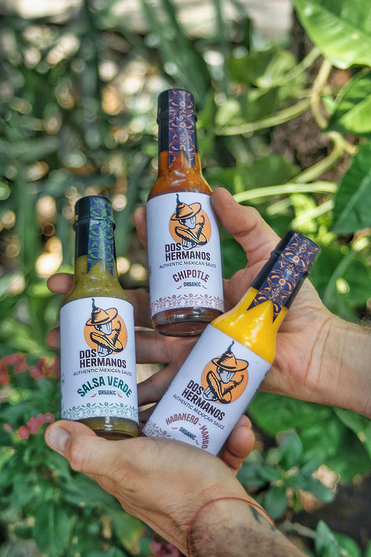 Fresh handmade hot sauce.